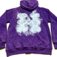Purple Acid-Wash Hoodie